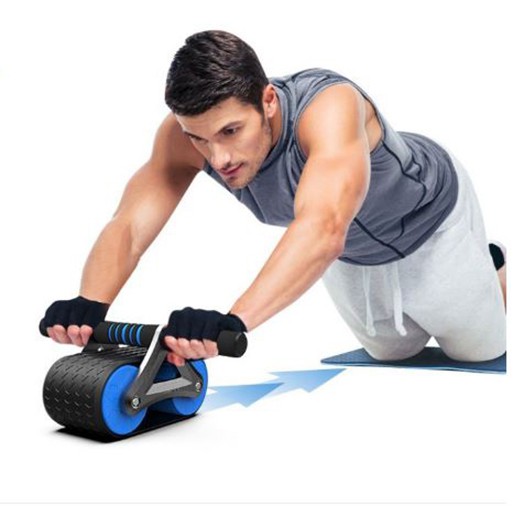 Ảnh Con Lăn Tập Cơ Bụng Sử Dụng Công Nghệ Mới Có Phanh Lò Xo Trợ Lực Đại Nam Sport + Kèm Thảm Lót Gối 3