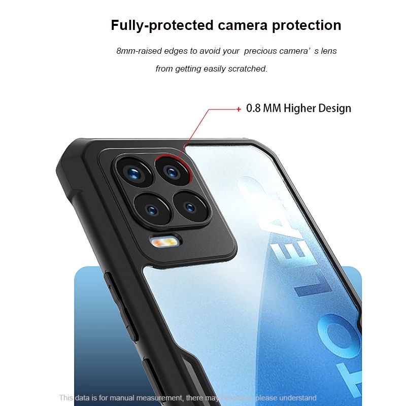 Ốp Điện Thoại Trong Suốt Có Túi Khí Chống Sốc Cho OPPO Realme 8 Pro 4G 8S 5G C35 C21 C20 Narzo 50A Prime