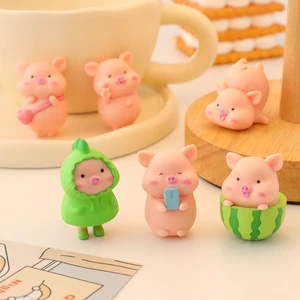 Set 31 mô hình heo dễ thương bày bàn học, tủ sách, bàn làm việc, tiểu cảnh