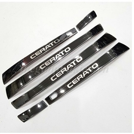 Ốp tay nắm cửa, hõm cửa ô tô Kia Cerato 2019-2021, Chất liệu Thép TITAN CAO CẤP bảo vệ tay cửa