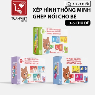 Sách - Xếp hình ghép nối Thông minh - Chủ đề: Alphabet (Bảng chữ cái)