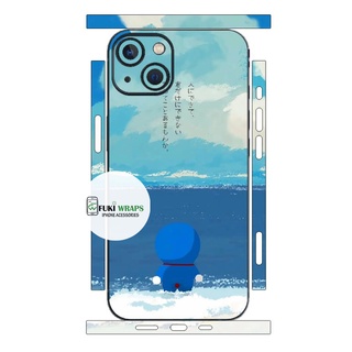 Tấm dán Skin Doremon FULL VIỀN Dành Cho 13prm , 12prm , 11prm , x, xsm , xr, 6p , 7p , 8p - FukiShop