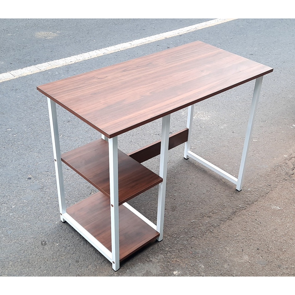 [HUONG GIANG FURNITURE] Bàn làm việc liền giá sách B3C 100x50xCao75cm-có hỏa tốc ( full phụ kiện ốc vít) | BigBuy360 - bigbuy360.vn