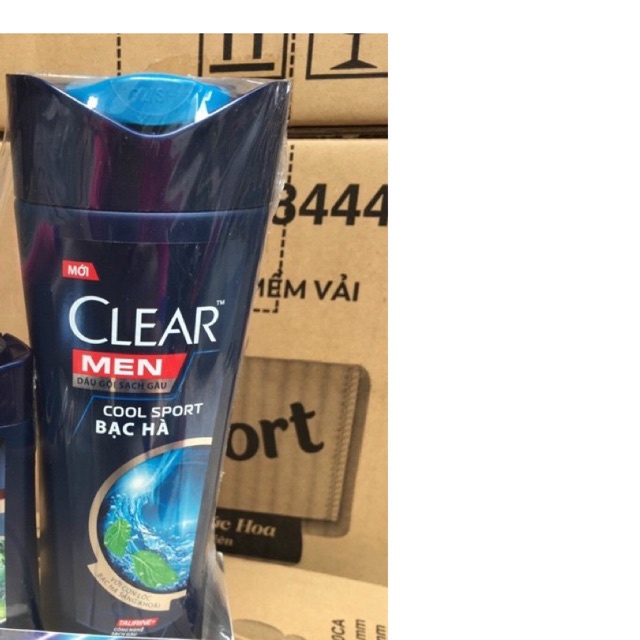 dầu gội Clear men 340ml