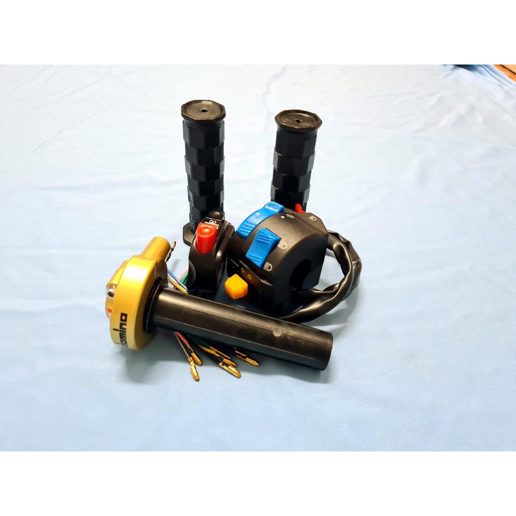 Combo Cùm FZ Trái Phải + Cùm Tăng Tốc domino + Bao Tay Daytona gắn mọi loại xe máy có phân loại màu