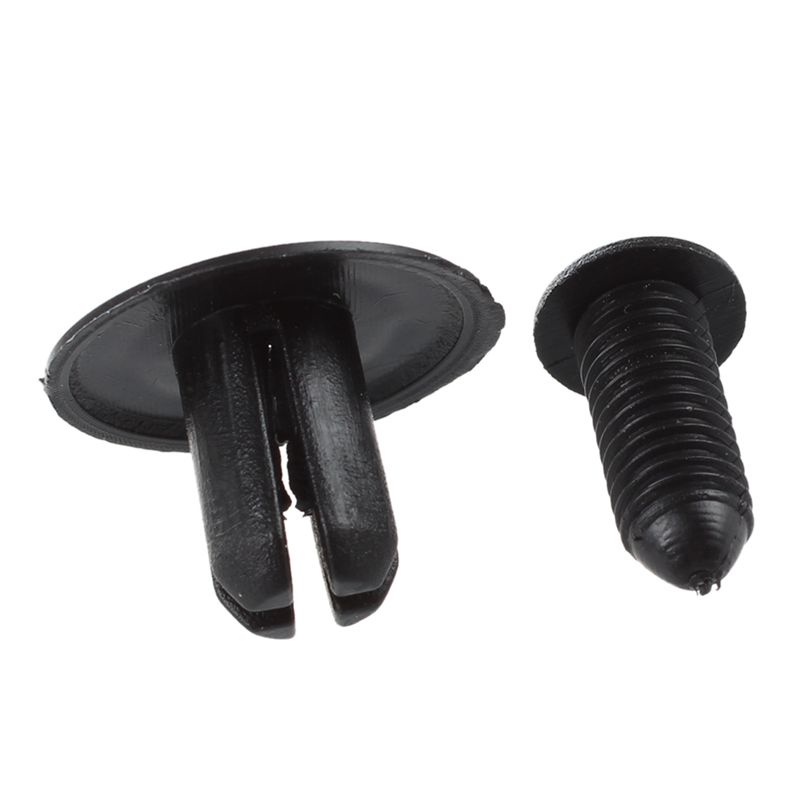 20 Chiếc 8 Mm Lỗ Đẩy Trong Mở Rộng Vít Bảng Kẹp Nhựa Đinh Tán Đen