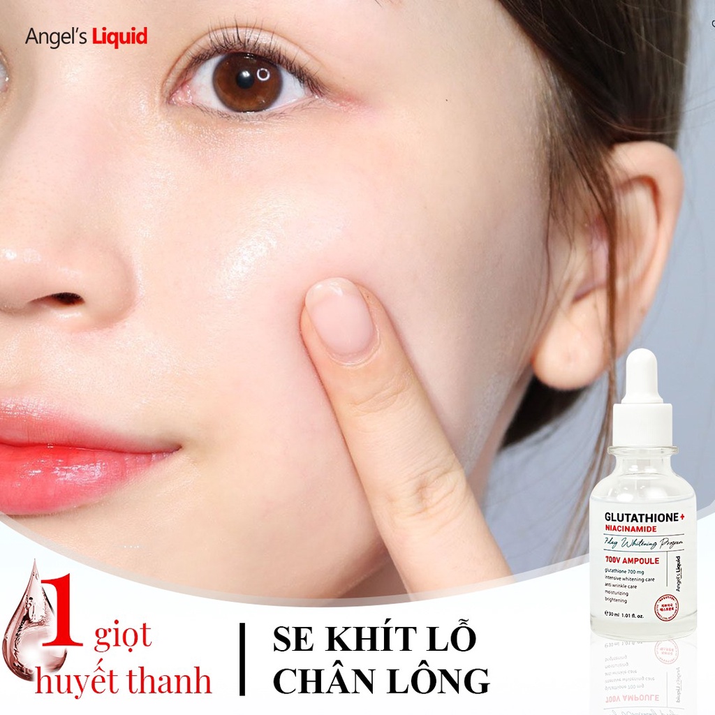 Tinh Chất Angel's Liquid Glutathione + Niacinamide 7 Days Whitening Program 700 V Ampoule