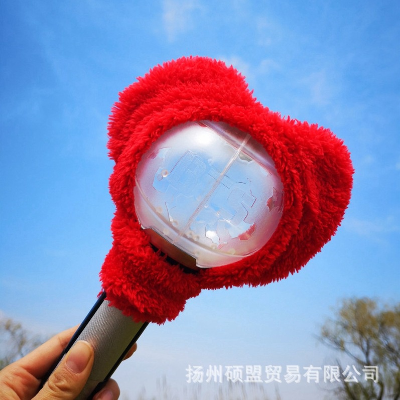 HK1 Kpop BTS BT21 Hoạt Hình Dễ Thương Sang Trọng Đầu Bao Đèn Dễ Thương Quân Đội Bom Lightstick Sang Trọng Đầu Bao Quà Tặng Cho Bé Gái C