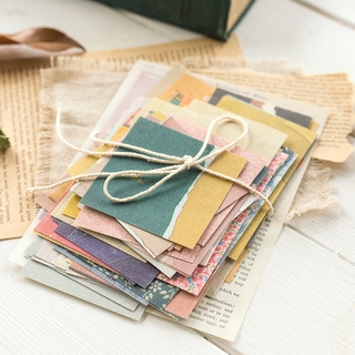 Set 60 tờ giấy in hoa cổ điển dùng để trang trí