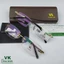 Gọng kính cận khoan không viền VK74