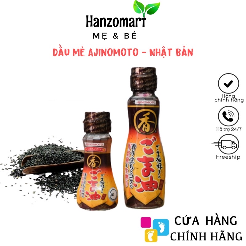 Dầu mè nguyên chất Ajnomoto Nhật Bản cho bé ăn dặm - hanzo2009