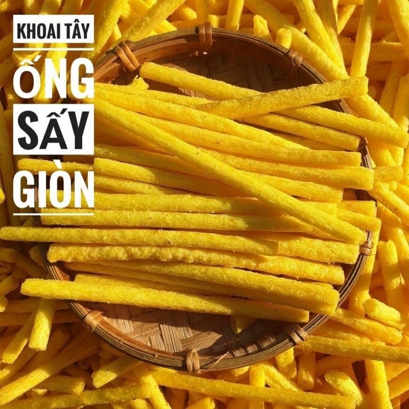 KHOAI TÂY ỐNG SẤY GIÒN⚠️Lẻ = Sỉ ⚠️[FREE SHIP]TỪ ĐƠN 50K, [Loại Đặc Biệt] Hàng ngon nhà làm
