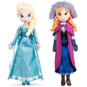 50cm Disney Frozen Fever Elsa Và Anna Sang Trọng Đồ Chơi Nhồi Bông Đồ Chơi Búp Bê Đồ Chơi Trẻ Em