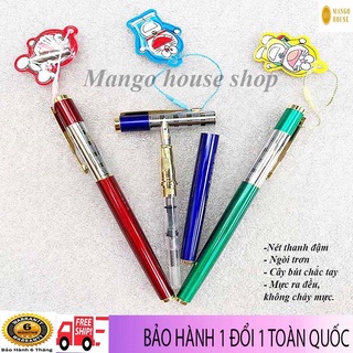Bút máy luyện viết chữ đẹp Thầy Ánh Điểm 10 1036- Ngòi trơn, nét đẹp, Tặng 1 ngòi dự phòng- Caliminmax