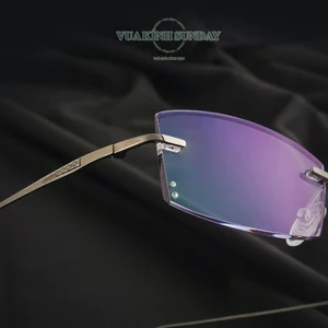 Kính cận khoan không viền titanium VD184