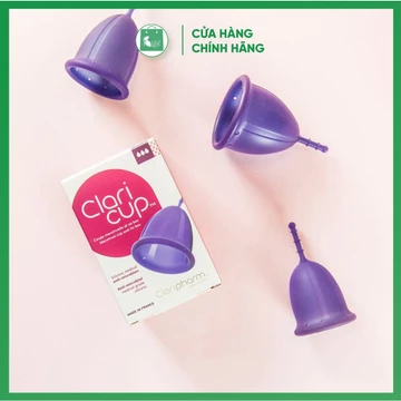 Bộ cốc nguyệt san Claricup Pháp tặng kèm cốc tiệt trùng