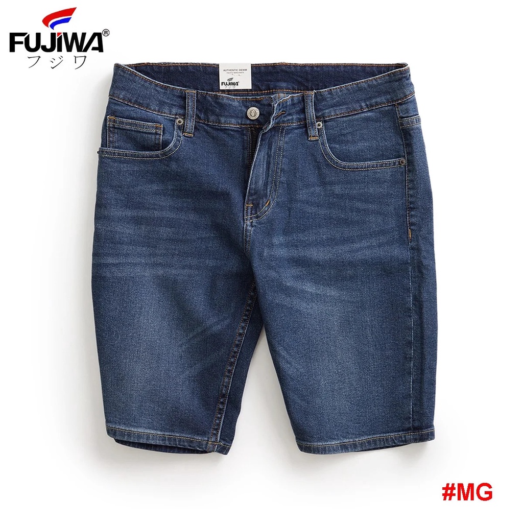 Short Jean Nam Cao Cấp FUJIWA Thun Co Giãn, Mặc Rất Thoải Mái.