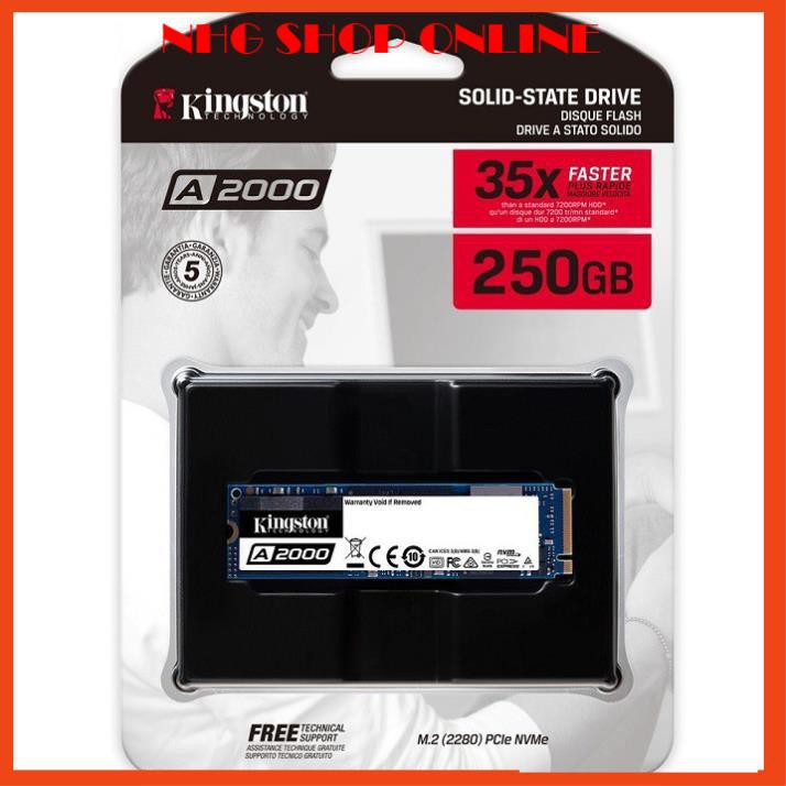 Ổ Cứng SSD m2 Kingston A2000 250GB NVMe PCIe Gen3 x4 chính hãng ...