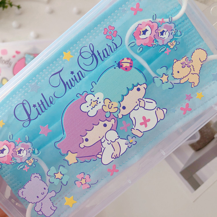 HelloKitty Doremon Chuột Mickey Lưu Trữ Di Động Mặt nạ đông lạnh Hộp Bảo Quản In Mặt nạ Hộp Đựng Chống Bụi Hộp Đựng Mặt nạ Hộp Bảo Vệ Người Tổ Chức