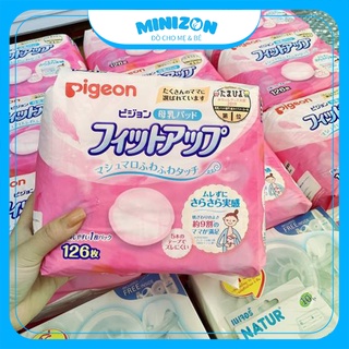 Miếng Lót Thấm Sữa Pigeon Nhật Gói 126 Miếng Mẫu Mới Tiện Dụng