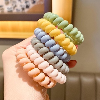 Set 5 chun buộc tóc lò xo màu pastel Hàn Quốc