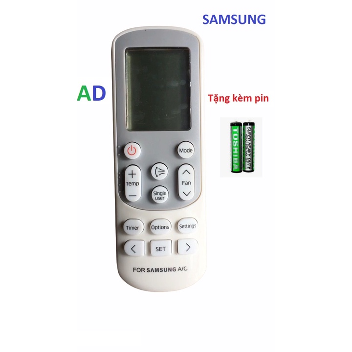 Điều khiển điều hòa Samsung K-SM1356 - Tặng kèm pin - Remote SamSung K-SM1356