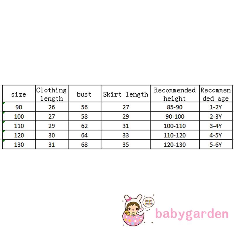 Babygarden-1-6 tuổi Bộ trang phục mùa hè cho bé gái Áo cổ vuông tay phồng ngắn màu đen + Váy chữ A Houndstooth