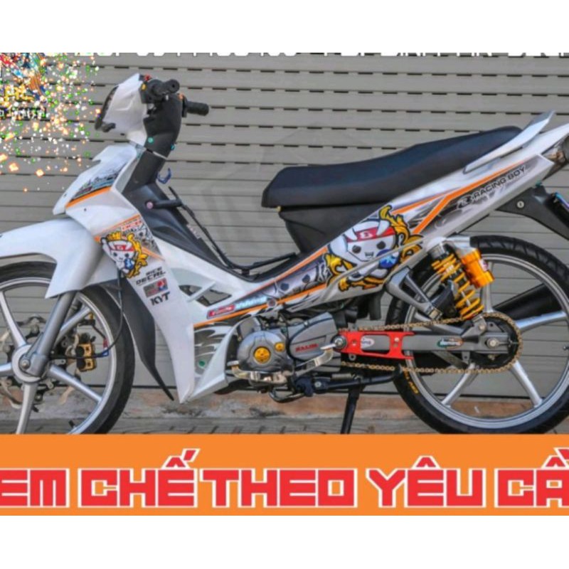 tem rời sirius trắng racing boy- decal ruby | Shopee Việt Nam