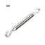 OXXGGKAO 1 Bạc Thép Không Gỉ 304 Khóa Xoay Điều Chỉnh Dây Xích Móc Mắt