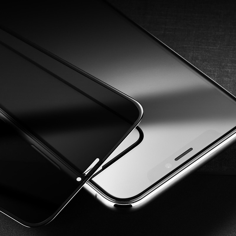 9D Full Cover Bảo Vệ Màn Hình Riêng Tư Cho iPhone X XR XS 11 Pro Max Kính Cường Lực Chống Gián Điệp Cho iPhone 7 8 6 6S Plus SE 2020
