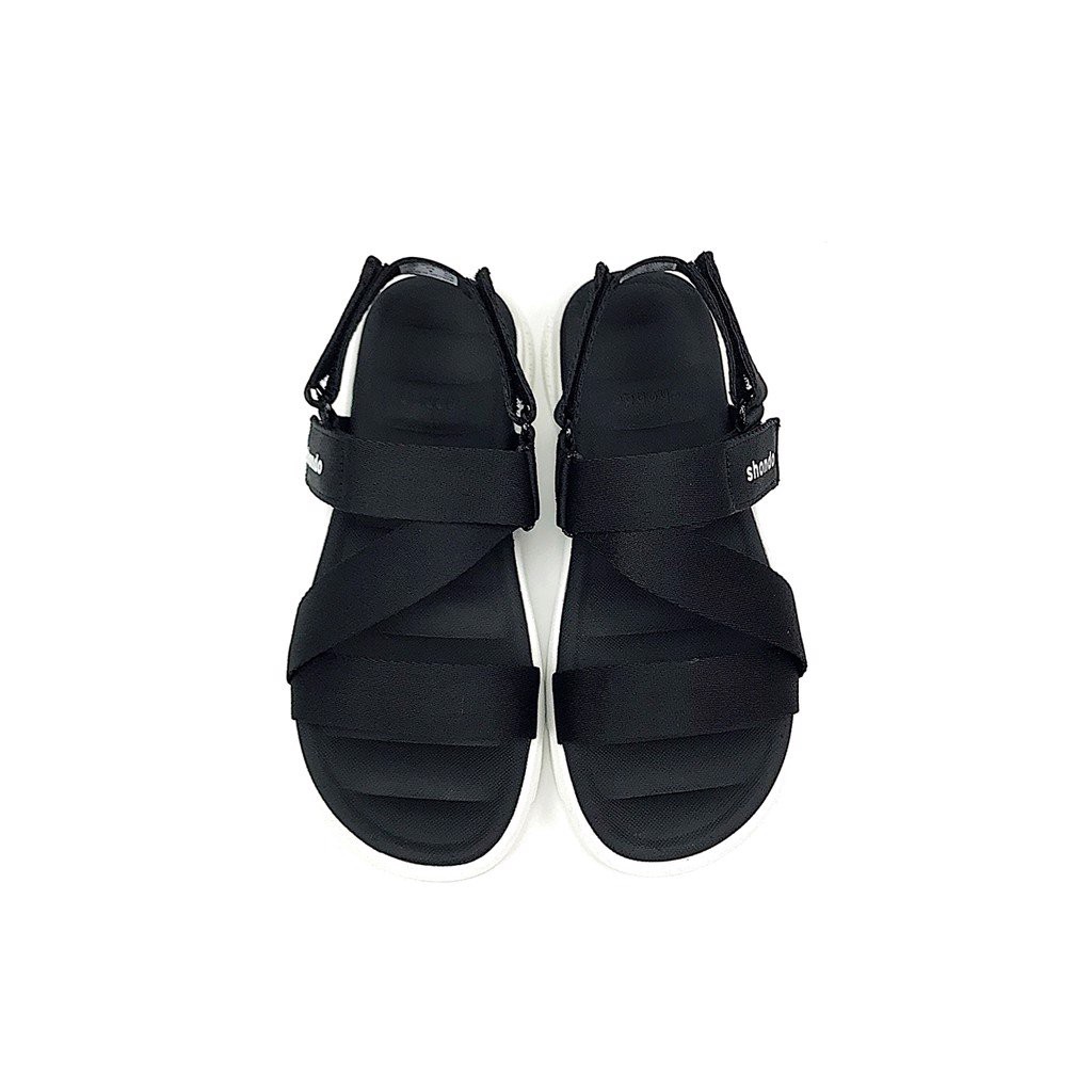 Ảnh Giày sandal SHONDO F6 sport quai đen đế trắng F6S003 3