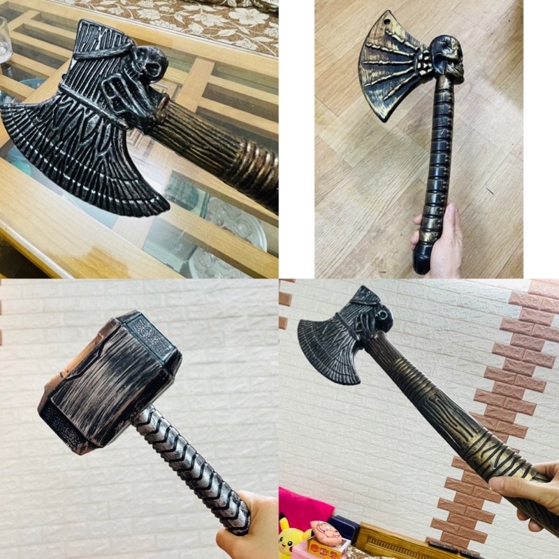 Đồ chơi búa thor / búa rìu hoá trang cosplay chơi trung thu HALOWEEN ...