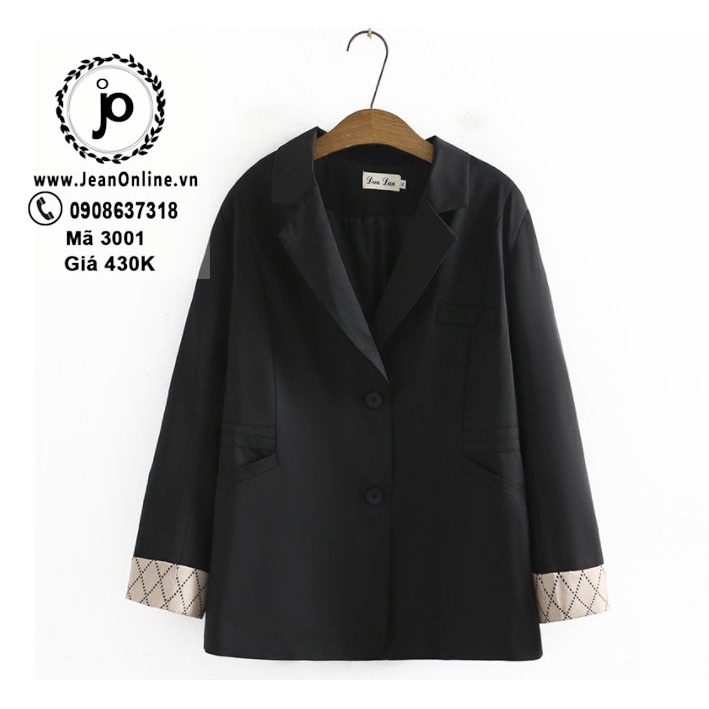 Áo khoác vest big size (MS 3001) - Blazers ngoại cỡ - hàng thu đông ...