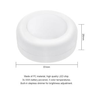 Dưới Đèn Tủ Cảm Biến Cảm Ứng Có Thể Điều Chỉnh Độ Sáng Không Dây Đèn Ngủ LED Dưới Tủ Chiếu Sáng Pin Nguồn Điều Khiển Từ Xa Thích Hợp Cho Nhà Bếp Cầu Thang