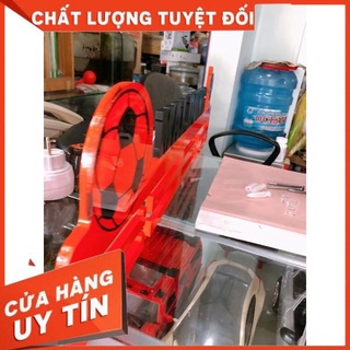 Giá treo huy chương Bóng đá, 58x18cm, Cam tươi chữ đen Đẳng cấp.