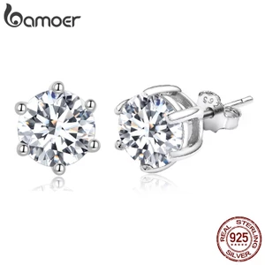 Bamoer Bông Tai Bạc 925 Thời Trang Cho Nữ