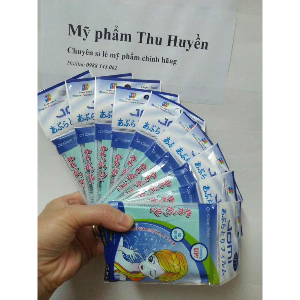 set 10 Phim Siêu Thấm Dầu JOMI Nhật Bản ( 70 Tờ/Gói) | Shopee Việt Nam