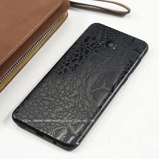 Tấm Dán Skin FULL Viền Họa tiết Da Cá Sấu Note8 Note9 Note10 Note10+ Note10Lite ZFlip S20 S20Ultra S20+ S10 A70