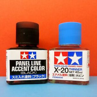 Panel Line Accent Color, 40ml Black