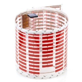 Miếng Dán Đèn LED Cảm Biến Âm Thanh Ánh Sáng Đỏ Gắn Kính Chắn Gió Sau Xe Hơi