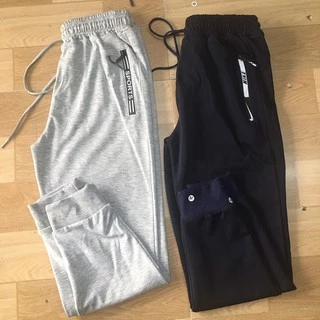 Quần jogger thun có khóa kéo có size tới 100kg