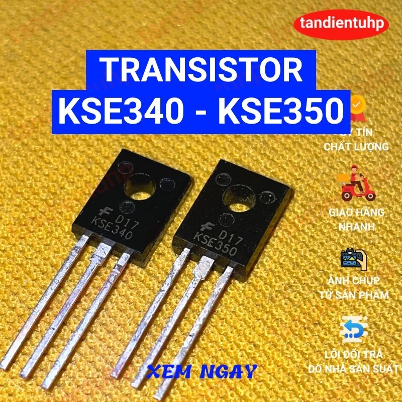 2 Đôi Transistor Công Suất KSE340 KSE350 TO126 chân Đồng Shopee