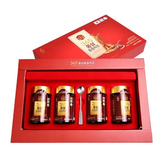 Cao Hồng Sâm Đông Trùng Hạ Thảo 365 Hàn Quốc Hộp 4 lọ x 240g, Bồi bổ sức khỏe, chống mệt mỏi, tăng cường hệ miễn dịch