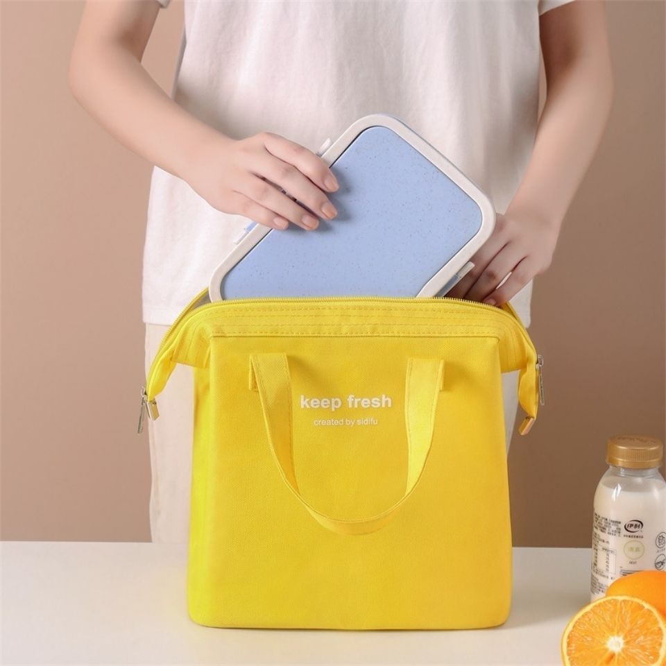 Túi đựng cơm cách nhiệt lớn, tái sử dụng, dễ vệ sinh – giữ lạnh/ấm bữa trưa