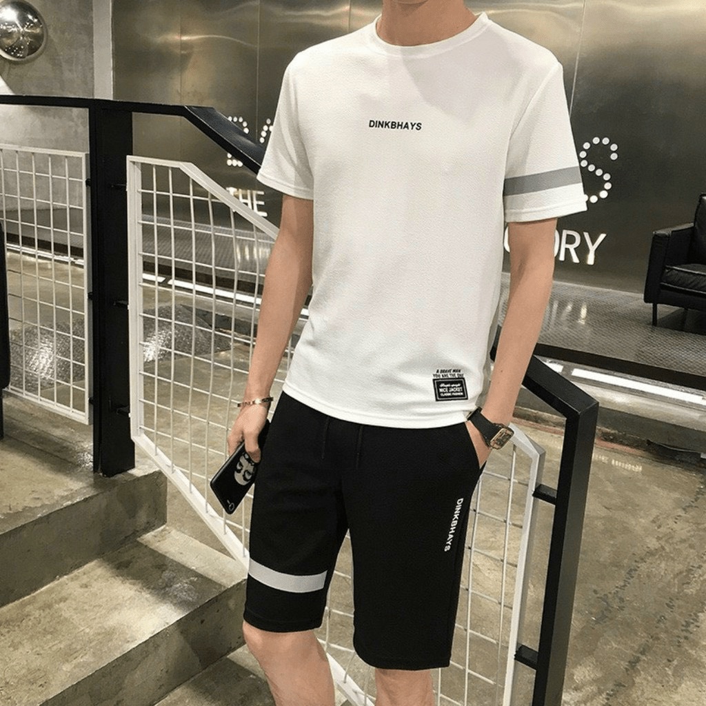 (HCM) SET BỘ ĐỒ THỂ THAO NAM ÁO THUN QUẦN NGẮN CỰC CHẤT THỜI TRANG 2022 HIYU STORE