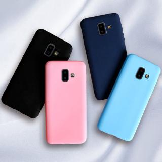 Ốp điện thoại TPU silicone dẻo màu sắc kẹo ngọt đáng yêu dành cho Samsung Galaxy J6/ J6 Plus 2018