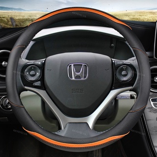 Sợi Carbon + Da Vô Lăng Ô Tô Dành Cho Xe HONDA CIVIC 2004 2006 2007 2008 2009 2012 2013 2014 Phụ Kiện Ô Tô