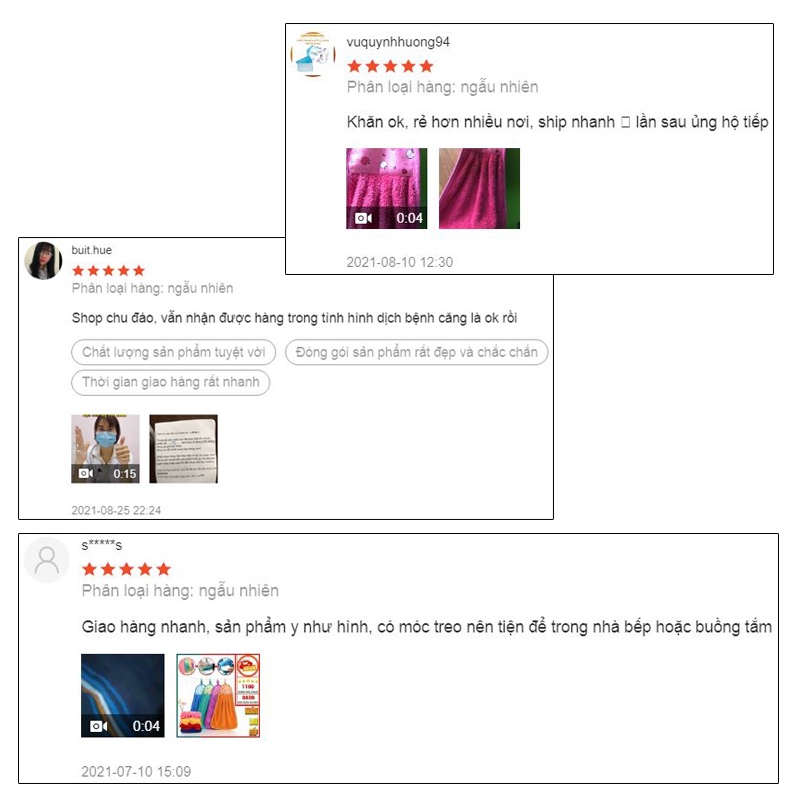 [COMBO 10]Khăn Lau Tay , Khăn Lau Bát Nhà Bếp Siêu Thấm Nước Size Lớn - Khăn Lau Tay Treo Tường Nhiều Màu 337