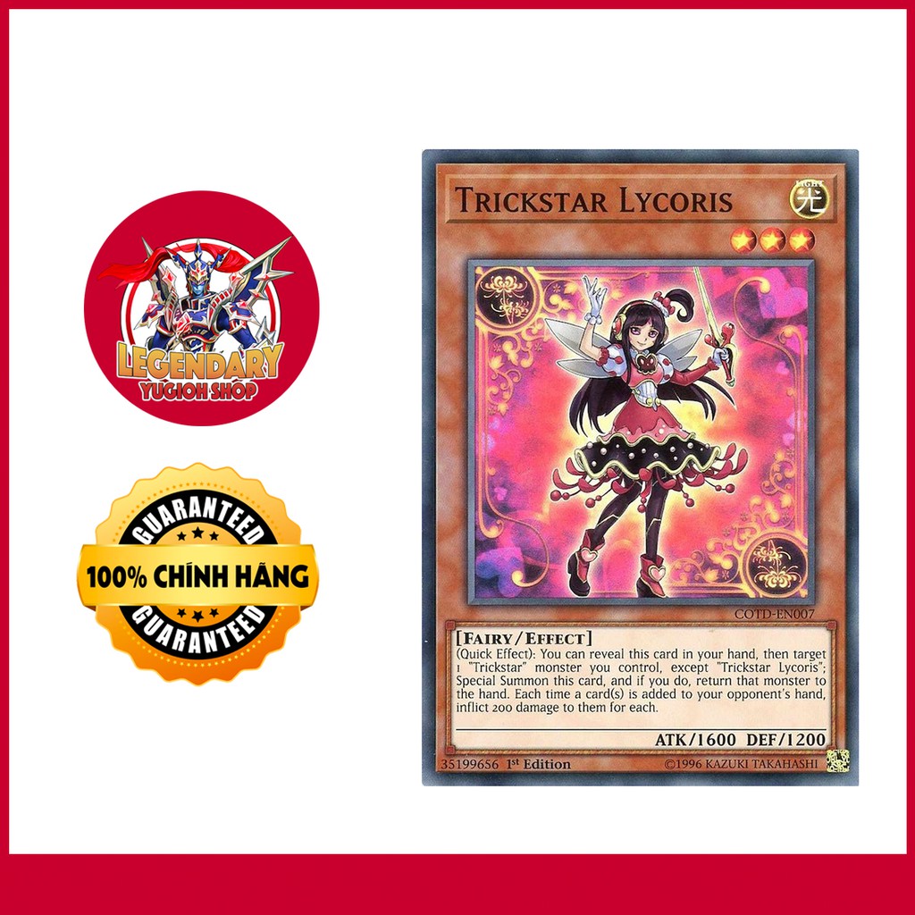 [EN-JP][Thẻ Bài Yugioh Chính Hãng] Trickstar Lycoris | Shopee Việt Nam