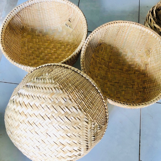 Thúng Tre / Thúng Tre Đan (loại lớn-đk 43cm) | Shopee Việt Nam